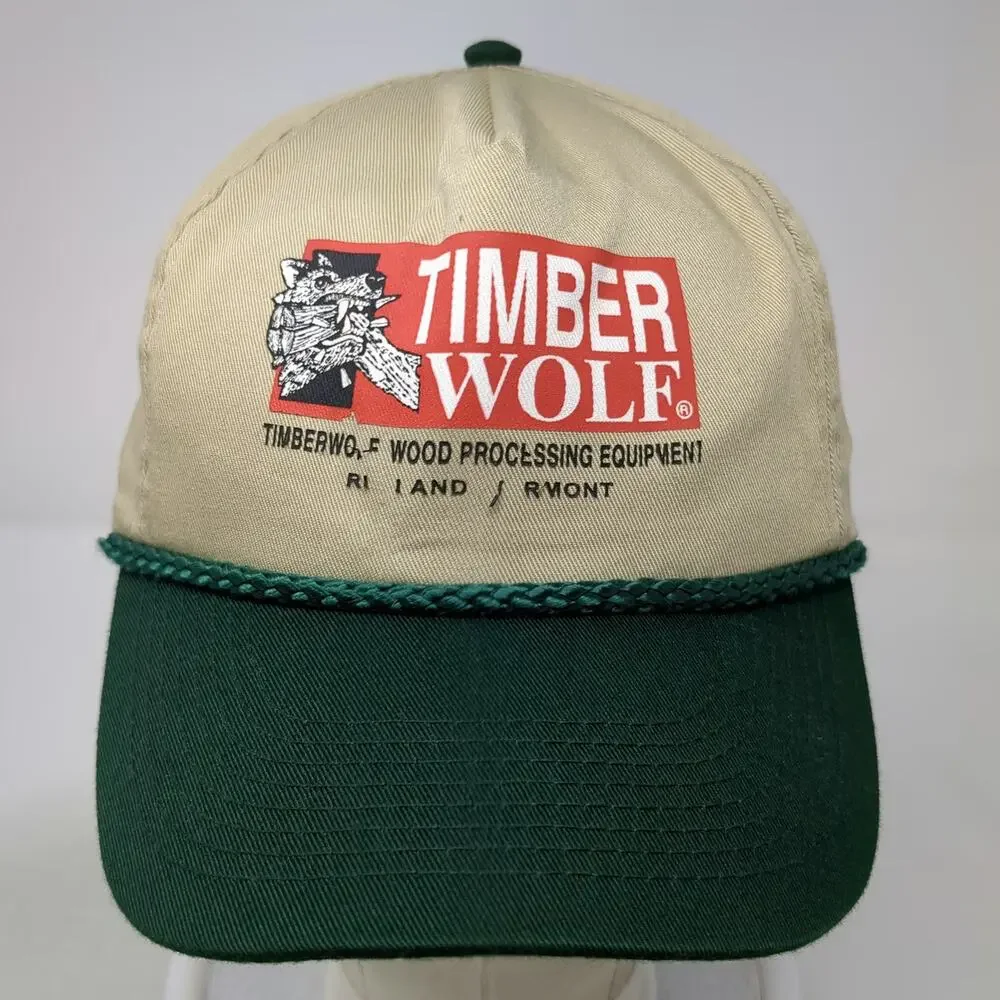 Otto 5 Panel Beige Green One Size Timberwolf Wood Processing Equipment Hat
